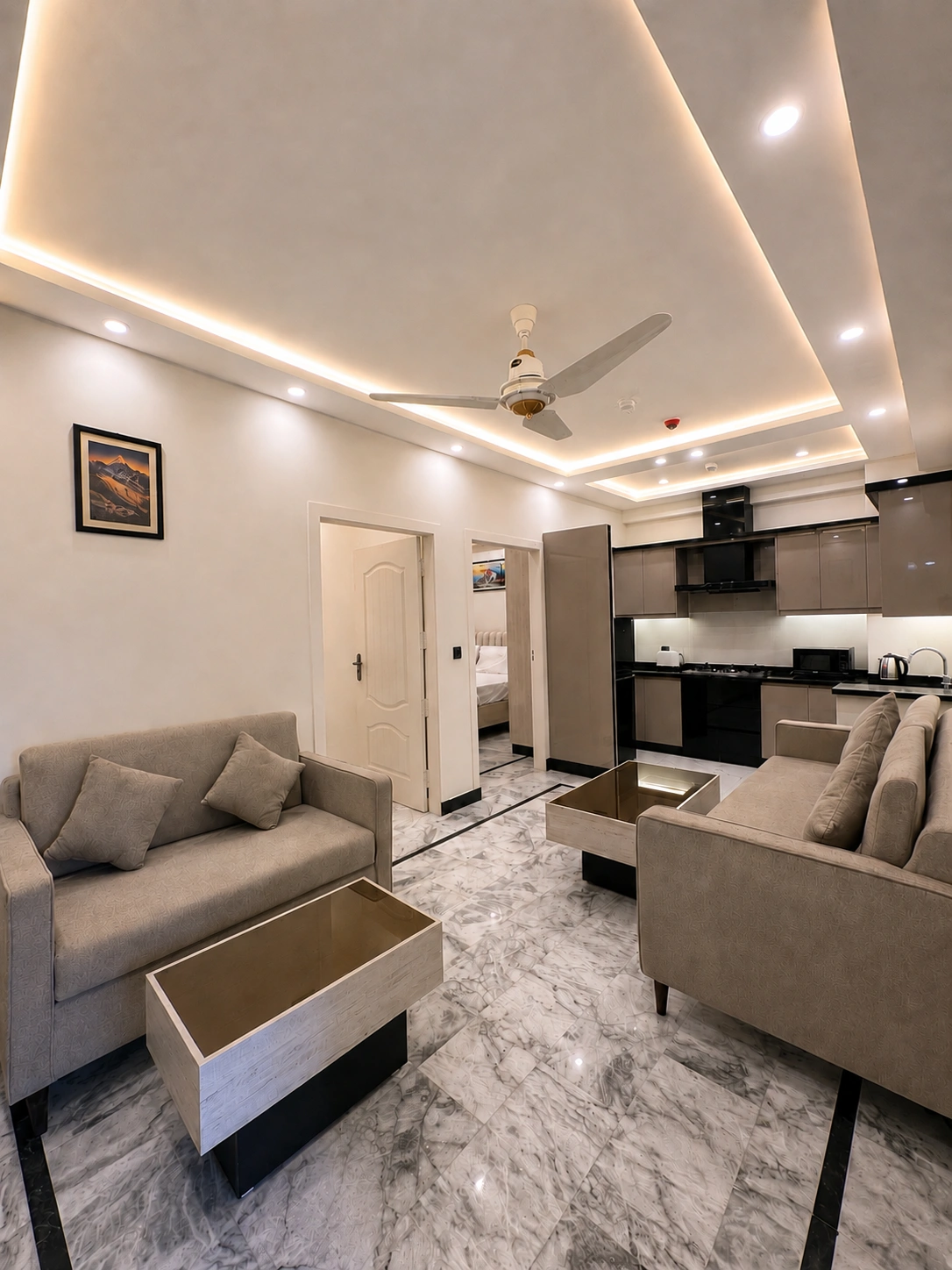 3-Bedroom Deluxe shared space